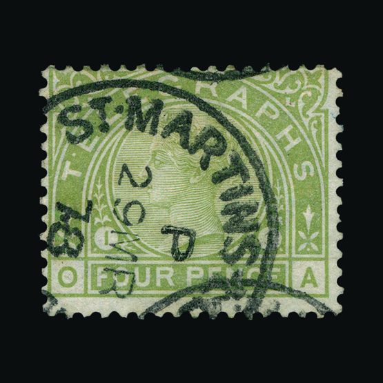 Lot 10830 - Great Britain - Telegraphs 1877 -  Universal Philatelic Auctions Sale #77 worldwide Collections