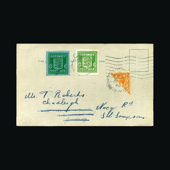 Lot 11009 - Great Britain - Channel Islands - Guernsey 1940 - Universal Philatelic Auctions Sale #77 worldwide Collections Lot 11009 - Great Britain - Channel Islands - Guernsey 1940 - Universal Philatelic Auctions Sale #77 worldwide Collections
