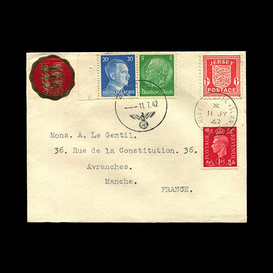 Lot 11030 - Great Britain - Channel Islands - Jersey 1942 -  Universal Philatelic Auctions Sale #77 worldwide Collections