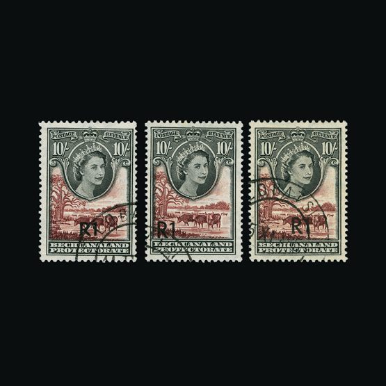 Lot 1568 - bechuanaland 1961 -  Universal Philatelic Auctions Sale #77 worldwide Collections