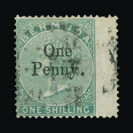 Lot 1748 - Bermuda 1875 -  Universal Philatelic Auctions Sale #77 worldwide Collections