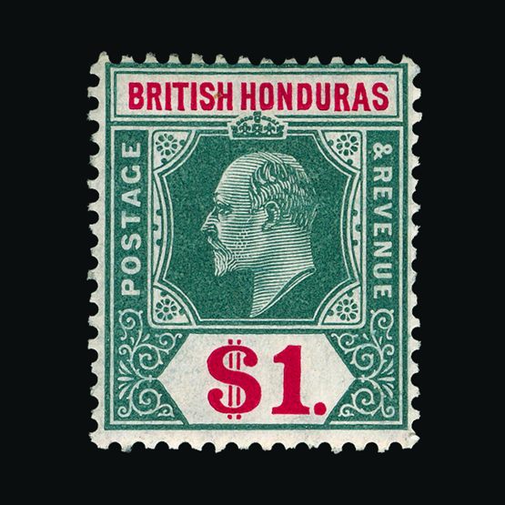Lot 2140 - british honduras 1904-07 -  Universal Philatelic Auctions Sale #77 worldwide Collections