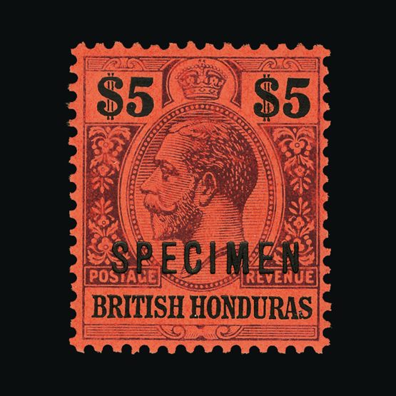 Lot 2144 - british honduras 1913-21 -  Universal Philatelic Auctions Sale #77 worldwide Collections