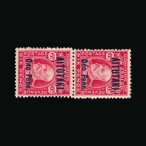 Lot 3819 - Cook Islands - Aitutaki 1911-16 -  Universal Philatelic Auctions Sale #77 worldwide Collections