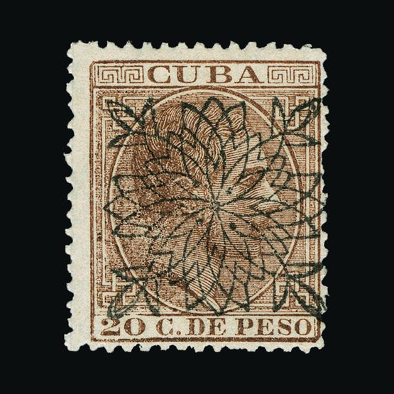 Lot 3926 - Cuba 1883 -  Universal Philatelic Auctions Sale #77 worldwide Collections