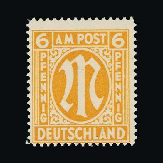 Lot 6165 - Germany - Allied Military Post 1945-46 -  Universal Philatelic Auctions Sale #77 worldwide Collections
