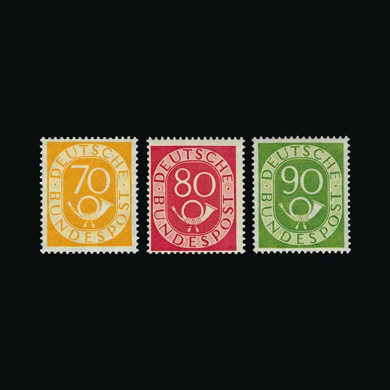 Lot 6196 - Germany - German Federal Republic - West Germany 1951-2 - Universal Philatelic Auctions Sale #77 worldwide Collections Lot 6196 - Germany - German Federal Republic - West Germany 1951-2 - Universal Philatelic Auctions Sale #77 worldwide Collections