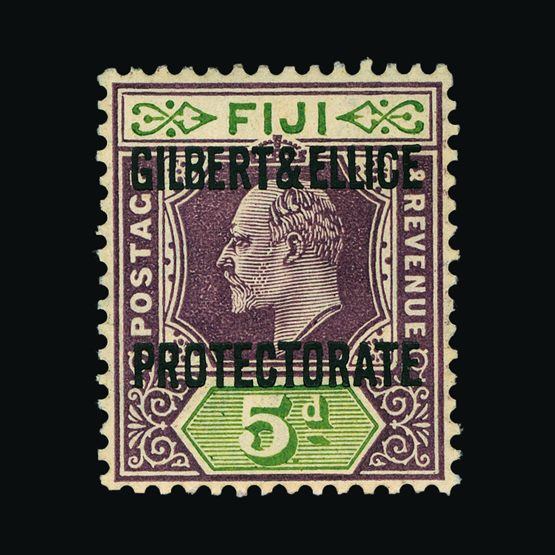 Lot 6631 - gilbert and ellice islands 1911 -  Universal Philatelic Auctions Sale #77 worldwide Collections
