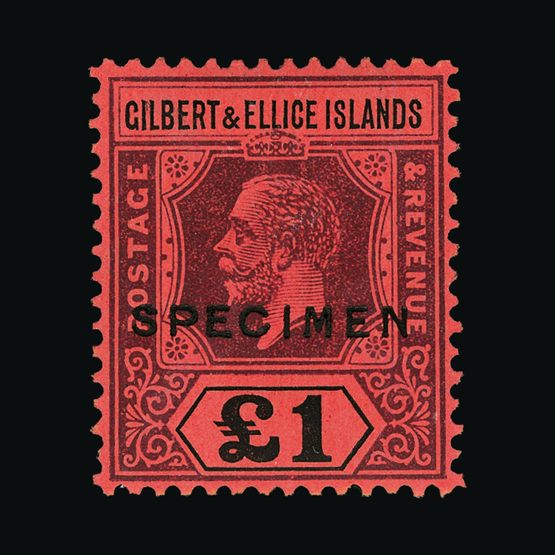 Lot 6640 - gilbert and ellice islands 1912-24 -  Universal Philatelic Auctions Sale #77 worldwide Collections