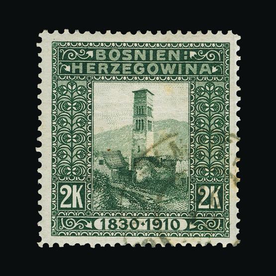 Lot 1911 - bosnia and herzegovina 1910 -  Universal Philatelic Auctions Sale #78 worldwide Collections
