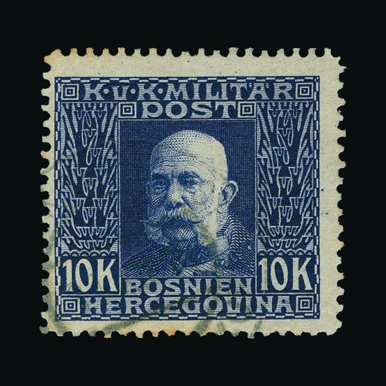 Lot 1912 - bosnia and herzegovina 1912 -  Universal Philatelic Auctions Sale #78 worldwide Collections