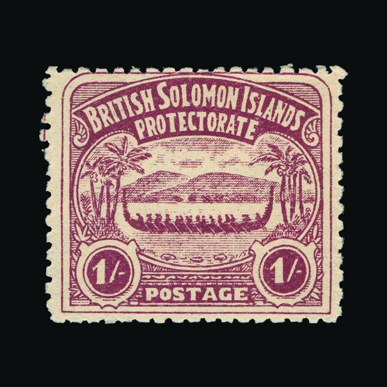 Lot 2381 - british solomon islands 1907 -  UPA UPA Sale #78 worldwide Collections