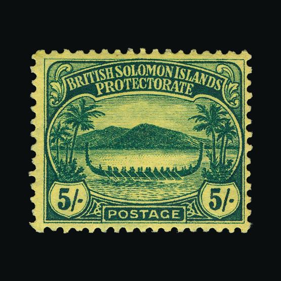 Lot 2389 - british solomon islands 1908-11 -  UPA UPA Sale #78 worldwide Collections