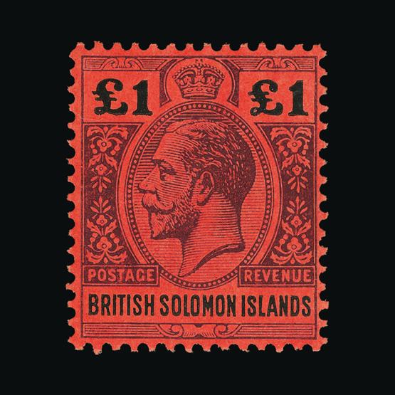 Lot 2396 - british solomon islands 1914-23 -  UPA UPA Sale #78 worldwide Collections