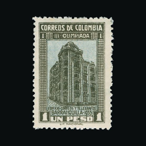 Lot 3589 - Colombia 1935 - UPA UPA Sale #78 worldwide Collections Lot 3589 - Colombia 1935 - UPA UPA Sale #78 worldwide Collections