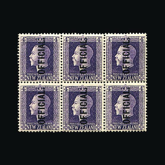 Lot 13799 - New Zealand - Officials 1915-27 -  UPA UPA Sale #79 worldwide Collections