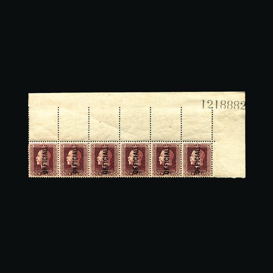 Lot 13802 - New Zealand - Officials 1915-27 -  UPA UPA Sale #79 worldwide Collections