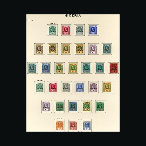 Lot 14023 - nigeria 1914-29 - UPA UPA Sale #79 worldwide Collections Lot 14023 - nigeria 1914-29 - UPA UPA Sale #79 worldwide Collections