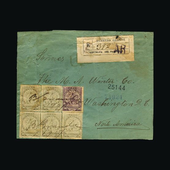 Lot 14521 - Paraguay 1907 -  UPA UPA Sale #79 worldwide Collections