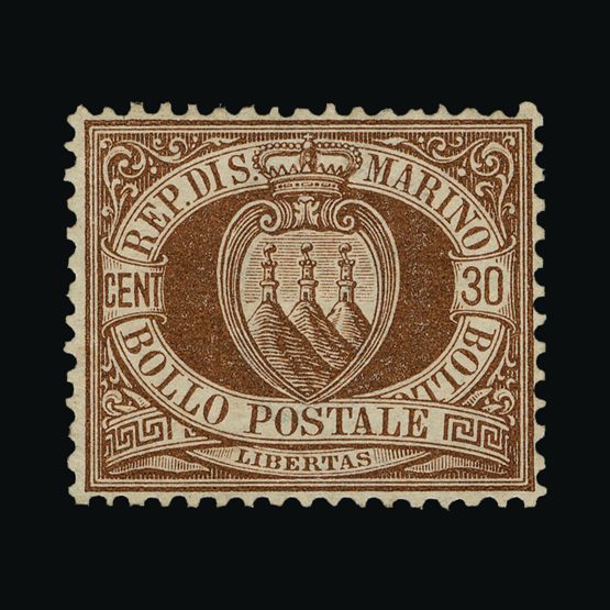 Lot 15586 - San Marino 1877 -  UPA UPA Sale #79 worldwide Collections