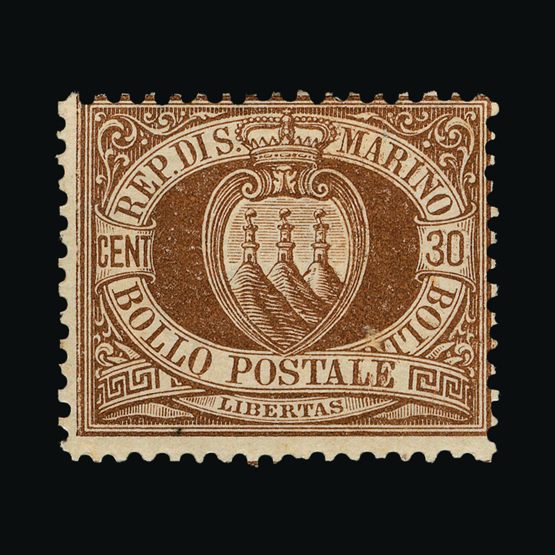 Lot 15587 - San Marino 1877 -  UPA UPA Sale #79 worldwide Collections