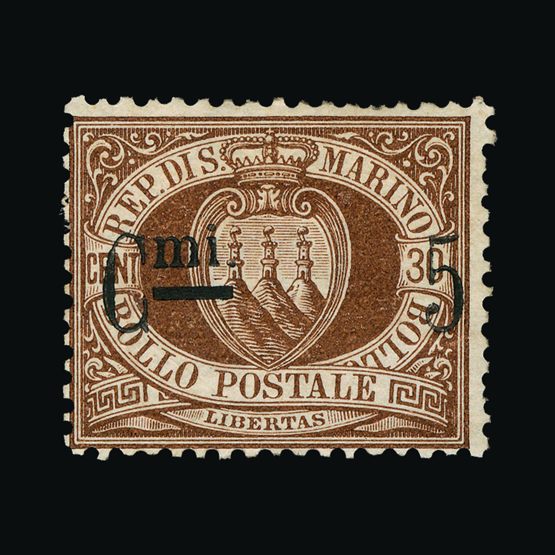 Lot 15595 - San Marino 1892 -  UPA UPA Sale #79 worldwide Collections