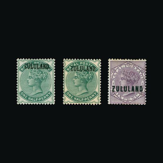 Lot 17829 - zululand 1888-93 - UPA UPA Sale #80 worldwide Collections Lot 17829 - zululand 1888-93 - UPA UPA Sale #80 worldwide Collections