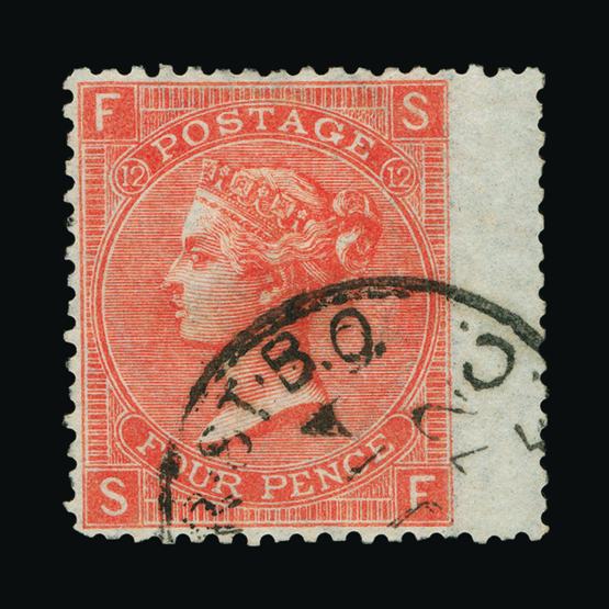 Lot 18202 - Great Britain - QV (surface printed) 1865-67 - UPA UPA Sale #80 worldwide Collections Lot 18202 - Great Britain - QV (surface printed) 1865-67 - UPA UPA Sale #80 worldwide Collections