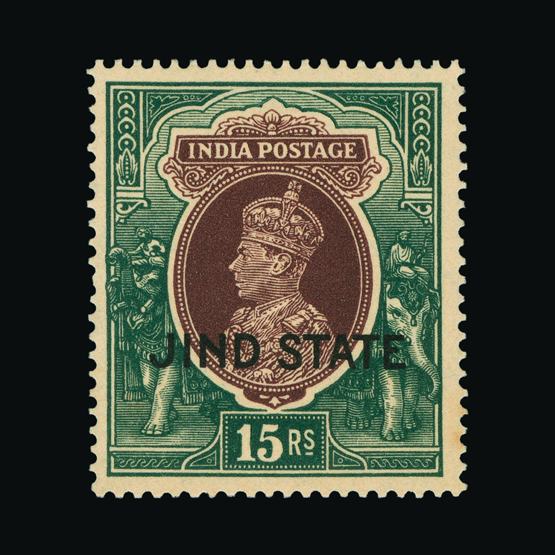 Lot 18509 - India - States - Jind 1937 - 1938 - UPA UPA Sale #80 worldwide Collections Lot 18509 - India - States - Jind 1937 - 1938 - UPA UPA Sale #80 worldwide Collections