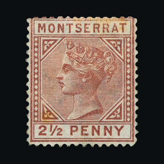 Lot 18660 - montserrat 1880 - UPA UPA Sale #80 worldwide Collections Lot 18660 - montserrat 1880 - UPA UPA Sale #80 worldwide Collections