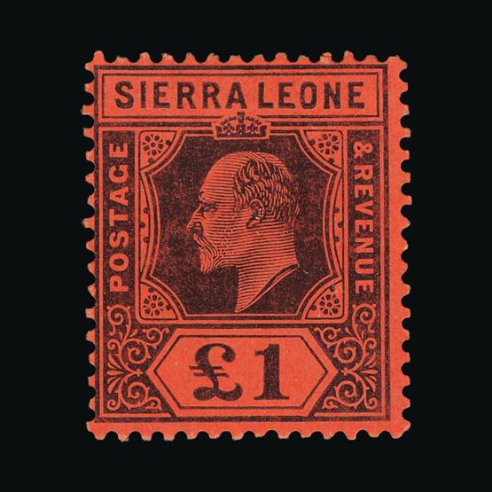 Lot 18820 - sierra leone 1907-12 - UPA UPA Sale #80 worldwide Collections Lot 18820 - sierra leone 1907-12 - UPA UPA Sale #80 worldwide Collections