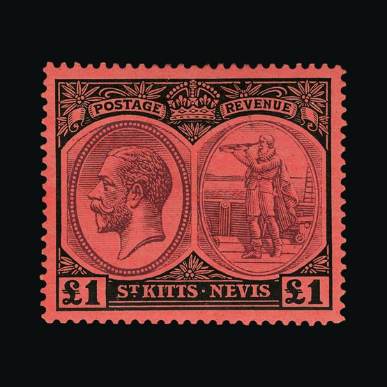 Lot 18873 - st. kitts and nevis 1920-22 -  UPA UPA Sale #80 worldwide Collections