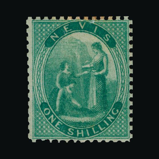 Lot 18880 - St. Kitts and Nevis - Nevis 1862 - UPA UPA Sale #80 worldwide Collections Lot 18880 - St. Kitts and Nevis - Nevis 1862 - UPA UPA Sale #80 worldwide Collections