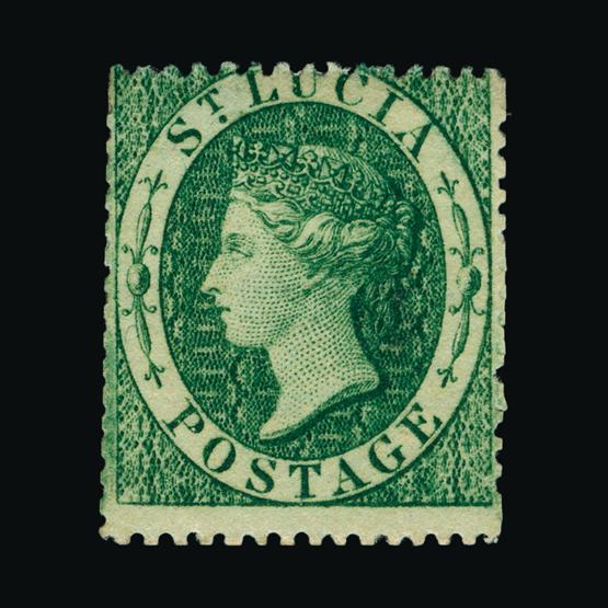 Lot 18889 - st. lucia 1860 - UPA UPA Sale #80 worldwide Collections Lot 18889 - st. lucia 1860 - UPA UPA Sale #80 worldwide Collections