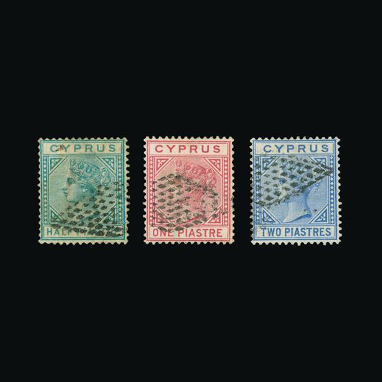 Lot 3581 - Cyprus 1881 -  UPA UPA Sale #80 worldwide Collections