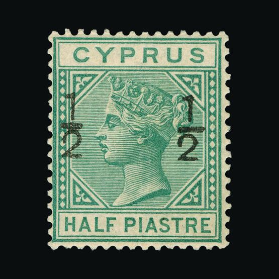 Lot 3586 - Cyprus 1882 -  UPA UPA Sale #80 worldwide Collections