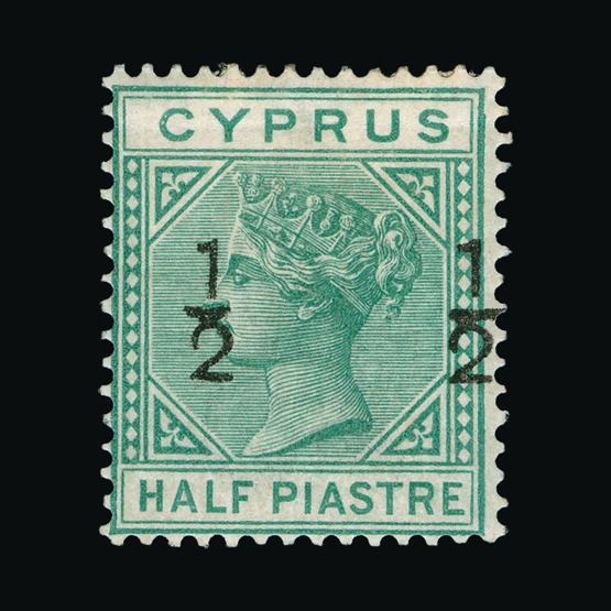 Lot 3587 - Cyprus 1882 -  UPA UPA Sale #80 worldwide Collections