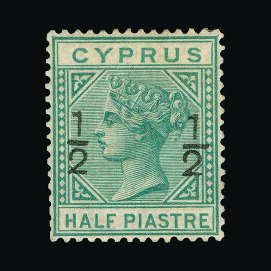 Lot 3588 - Cyprus 1882 -  UPA UPA Sale #80 worldwide Collections