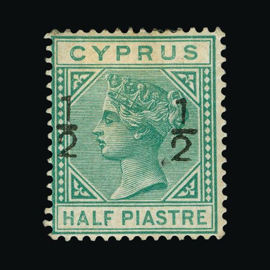Lot 3589 - Cyprus 1882 -  UPA UPA Sale #80 worldwide Collections