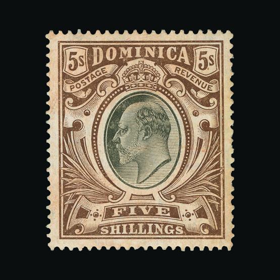 Lot 3802 - dominica 1907-08 -  UPA UPA Sale #80 worldwide Collections