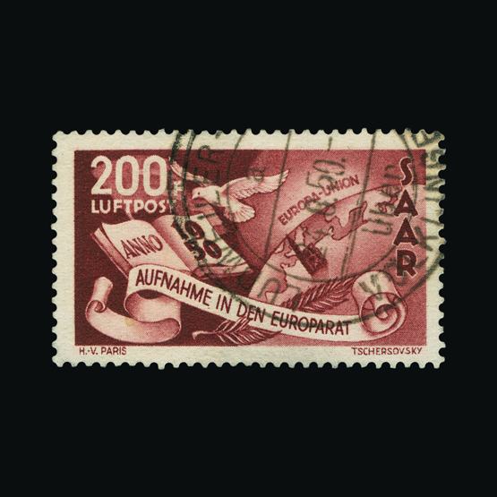 Lot 5971 - germany - saar 1950 - UPA UPA Sale #80 worldwide Collections Lot 5971 - germany - saar 1950 - UPA UPA Sale #80 worldwide Collections