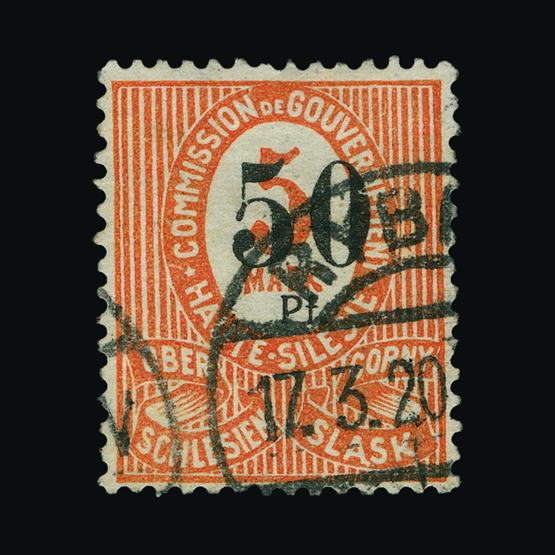 Lot 5980 - GERMANY - UPPER SILESIA 1920 -  UPA UPA Sale #80 worldwide Collections