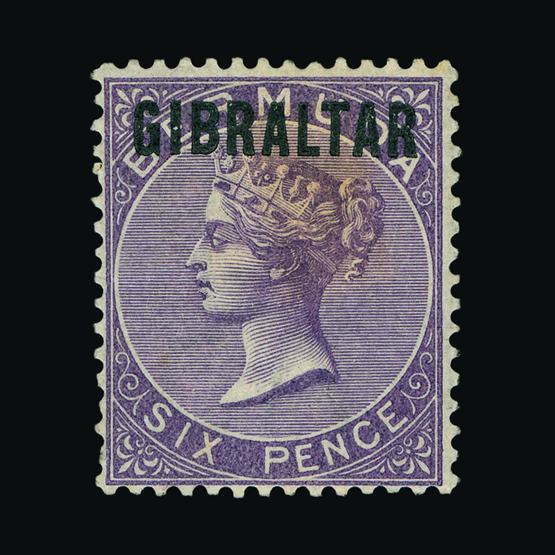 Lot 6099 - Gibraltar 1886 - UPA UPA Sale #80 worldwide Collections Lot 6099 - Gibraltar 1886 - UPA UPA Sale #80 worldwide Collections