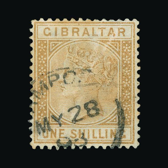 Lot 6107 - Gibraltar 1886-87 - UPA UPA Sale #80 worldwide Collections Lot 6107 - Gibraltar 1886-87 - UPA UPA Sale #80 worldwide Collections