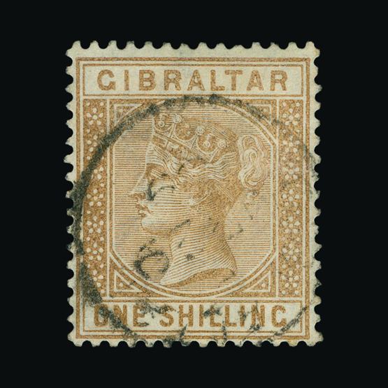 Lot 6111 - Gibraltar 1886-87 - UPA UPA Sale #80 worldwide Collections Lot 6111 - Gibraltar 1886-87 - UPA UPA Sale #80 worldwide Collections