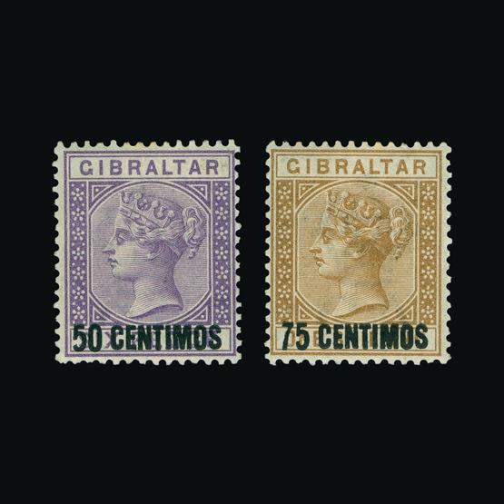 Lot 6116 - Gibraltar 1889 - UPA UPA Sale #80 worldwide Collections Lot 6116 - Gibraltar 1889 - UPA UPA Sale #80 worldwide Collections