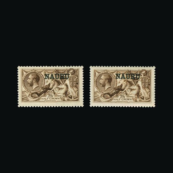 Lot 15015 - nauru 1916-23 -  UPA UPA Sale #81 worldwide Collections