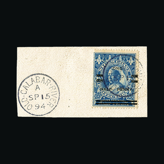 Lot 15893 - Nigeria - Niger Coast Protectorate 1894 - UPA UPA Sale #81 worldwide Collections Lot 15893 - Nigeria - Niger Coast Protectorate 1894 - UPA UPA Sale #81 worldwide Collections