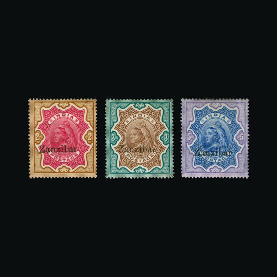 Lot 20069 - zanzibar 1895-6 - UPA UPA Sale #81 worldwide Collections Lot 20069 - zanzibar 1895-6 - UPA UPA Sale #81 worldwide Collections