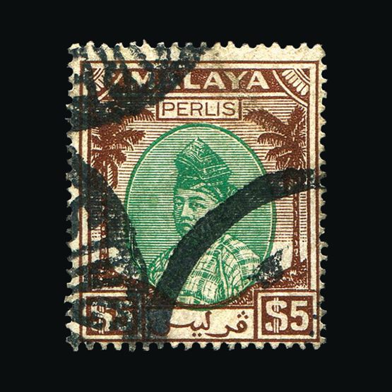 Lot 13706 - Malaya - Perlis 1951-55 -  UPA UPA Sale #82 worldwide Collections